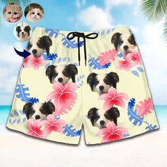 Shorts de playa personalizados con cara de mascota: diseña tu propio bañador personalizado