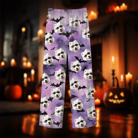 Personalized Dog & Cat Halloween Pajamas – Custom Pet Sleepwear Gift