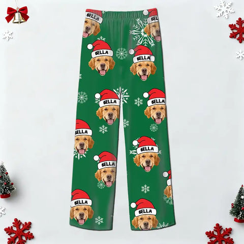 Personalized Christmas Family Pajamas – Long Sleeve Matching Sets for Adults, Kids & Pets