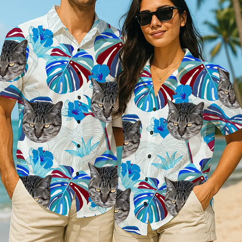 Custom Face Hawaiian Shirt – Funny Personalized Summer Gift