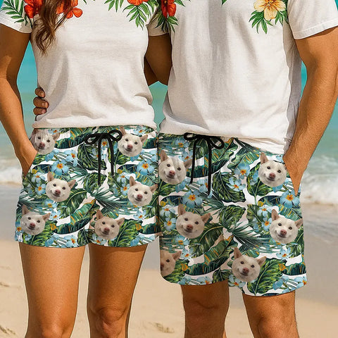 Personalized Photo Shorts – Custom Summer Vacation Outfit