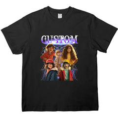 Camiseta, sudadera o sudadera retro unisex con foto personalizada: regalo para familiares, dueños de mascotas y amigos.