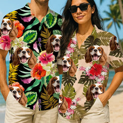 Tu cara en una camisa hawaiana: un divertido atuendo vacacional personalizado 