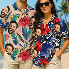 Camiseta tropical personalizada con tu cara: el regalo perfecto para el verano
