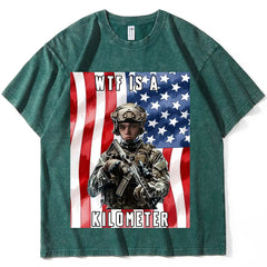 Camiseta divertida personalizada del Día de la Independencia con cara: camiseta retro de EE. UU. con gráficos de los años 80 y 90 para el 4 de julio. 