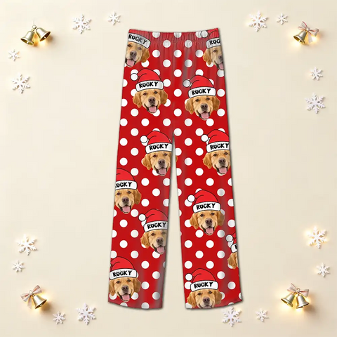 Personalized Family Photo Christmas Pajamas – Matching Sleepwear Set