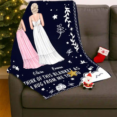 Personalized “To My Bestie” Blanket – Custom Friendship Flannel Throw Gift