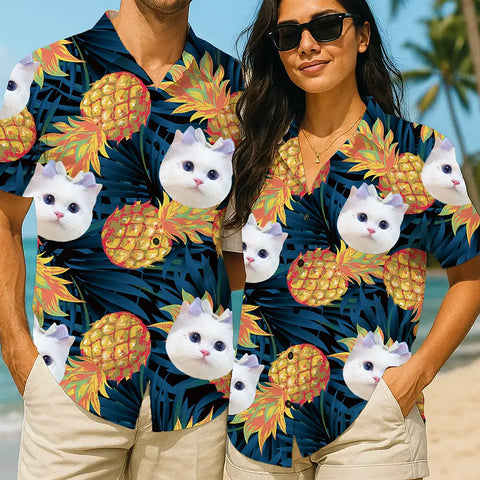 Custom Face Beach Shirt – Fun Gift for Him, Her, or Friends