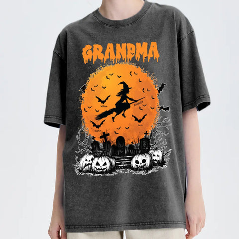 Personalized Halloween Witch T-Shirts, Sweatshirts & Hoodies - Gifts for Grandma & Mom
