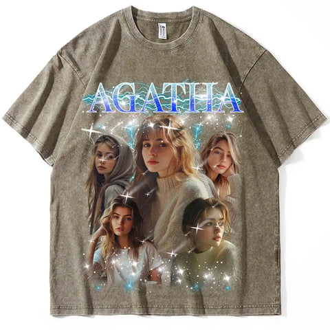 Camiseta personalizada de hip-hop de los 90: camisa vintage lavada para fanáticos de los años 90 y dueños de mascotas con estilo 