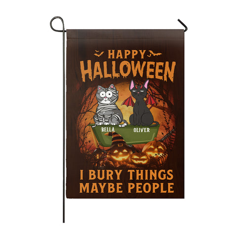 Personalized Halloween Flags – Custom Pet Garden Flags for Home
