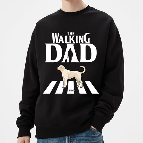 Camiseta, sudadera y sudadera unisex personalizada "The Walking Parents" - Regalo para dueños y amantes de las mascotas.