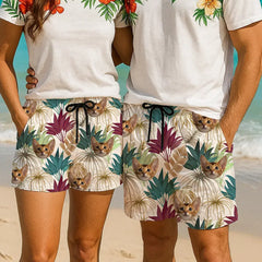 Personalized Hawaiian Shorts with Your Face – Unique Beachwear