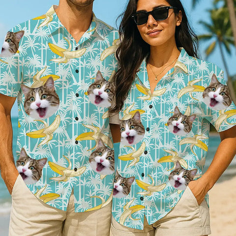 Your Face on a Hawaiian Shirt – Funny Custom Summer Gift