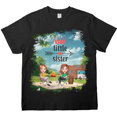 Voyager avec des amis rend la vie meilleure, t-shirts en coton personnalisés, sweats à capuche, sweatshirts, cadeaux pour sœurs 