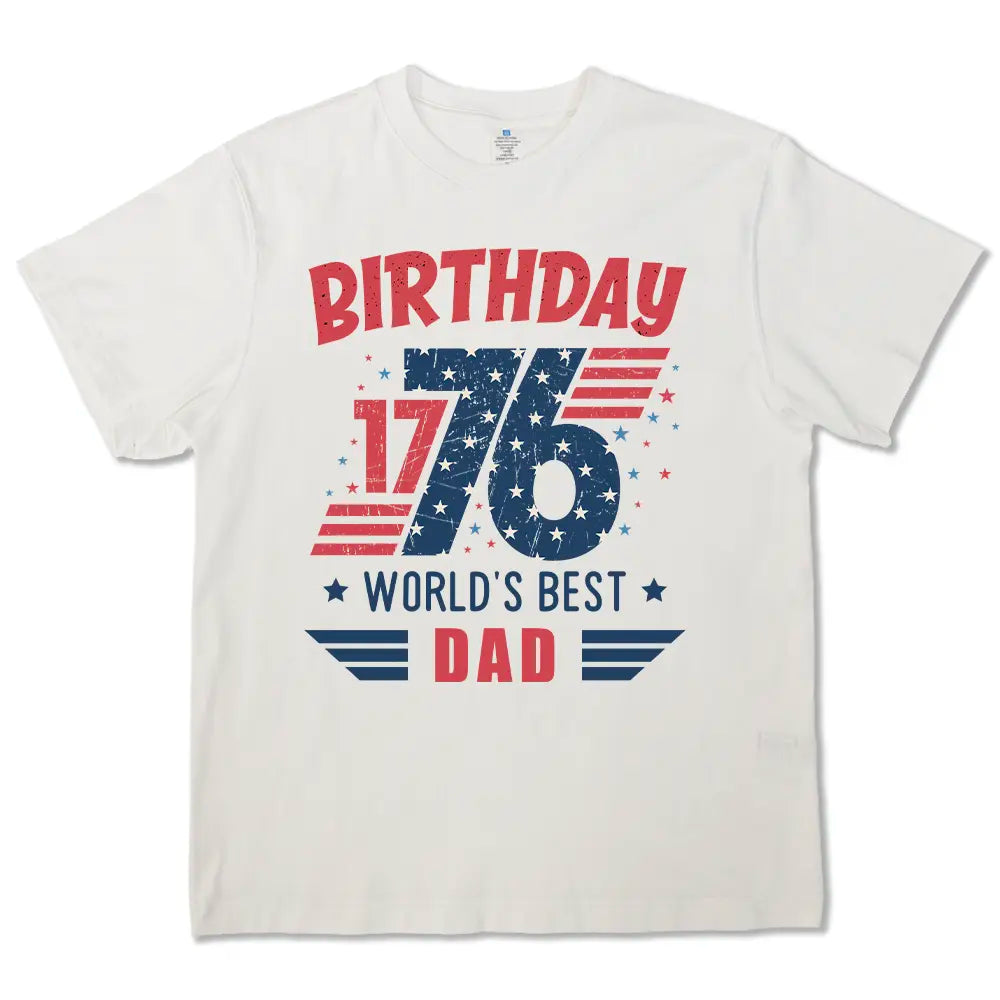 El mejor papá del mundo para el Día de la Independencia: camisetas, sudaderas y sudaderas personalizadas 