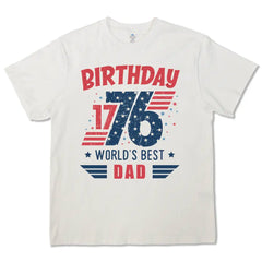 El mejor papá del mundo para el Día de la Independencia: camisetas, sudaderas y sudaderas personalizadas 