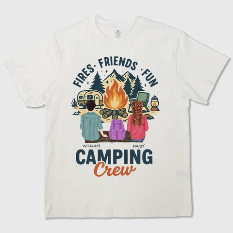 Camping Family - Camisetas de algodón personalizadas, sudaderas, sudaderas con capucha, regalos para los amantes del camping