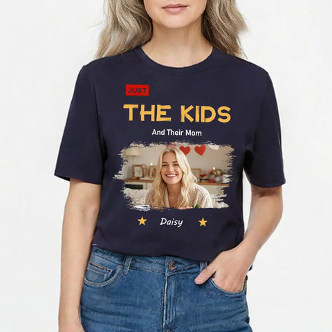 Juste une maman et ses enfants - T-shirts, sweats à capuche et sweatshirts personnalisés, cadeau pour maman