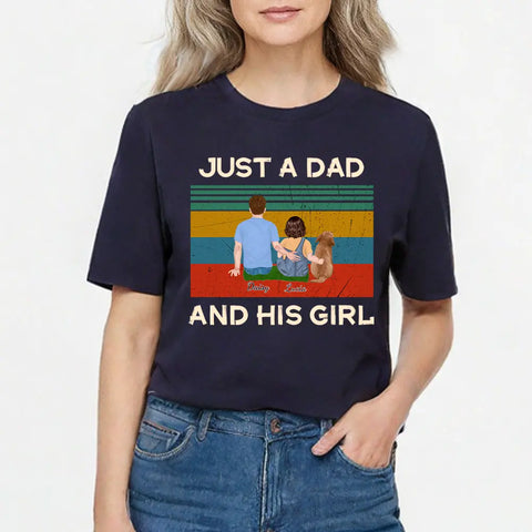 Solo un papá y sus hijos: camisetas, sudaderas y sudaderas personalizadas, regalo para papá y abuelo.