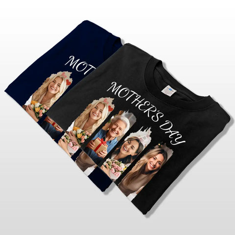 Personnalisation graphique - T-shirts, sweats à capuche et sweatshirts en coton premium personnalisés - Cadeaux pour maman