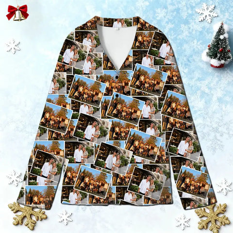Custom Photo Family Pajamas – Personalized Gift Sleepwear
