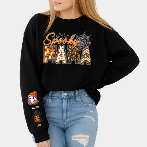 Halloween Gift for Mom – Personalized Sweatshirts with Cute Characters