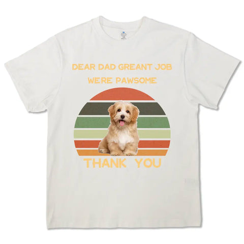 Télécharger une photo Cher papa, nous sommes géniaux - T-shirts, sweats à capuche et sweatshirts personnalisés