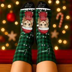 Personalized Custom Christmas Stocking - Gift For Family, Christmas Gift