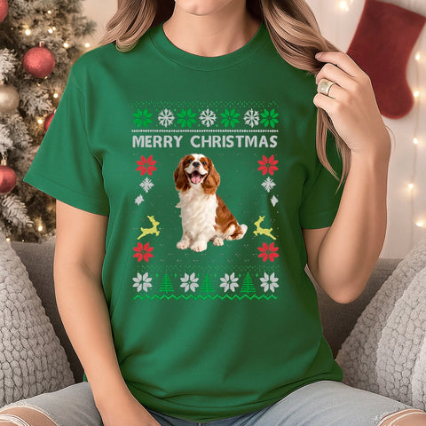 Personalized Christmas Pet Photo T-Shirt、Sweatshirt、 Hoodie