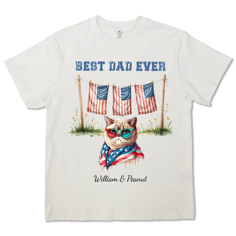 Regalos unisex personalizados del Día de la Independencia de Estados Unidos para papá: camisetas, sudaderas y sudaderas personalizadas. 