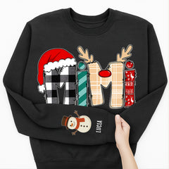 Personalized Christmas Family Sweatshirt 、 Hoodie – Custom Cute Characters & Names
