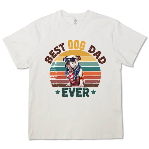 El mejor papá de perro: camisetas, sudaderas y sudaderas personalizadas para la familia, regalo para papá y abuelo.