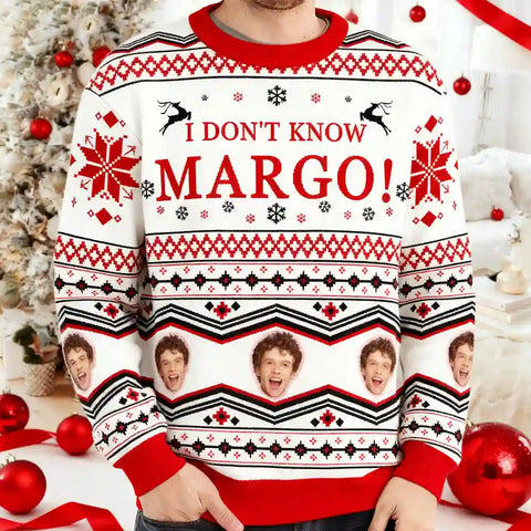 Custom Ugly Xmas Sweater | Iconic Todd & Margo Comedy Quote