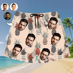 Shorts hawaianos con cara personalizada: ¡Atrae miradas este verano! 