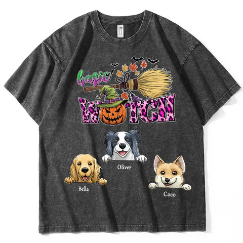 Personalised Halloween T-Shirts – Choose your design, pet image, custom name