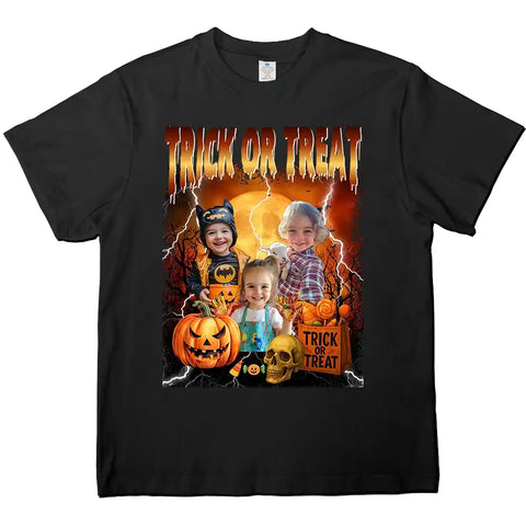 Personalized Bootleg Halloween Shirt – Custom Pet & Name, Funny Retro Dog Tee, Unique Halloween Gift