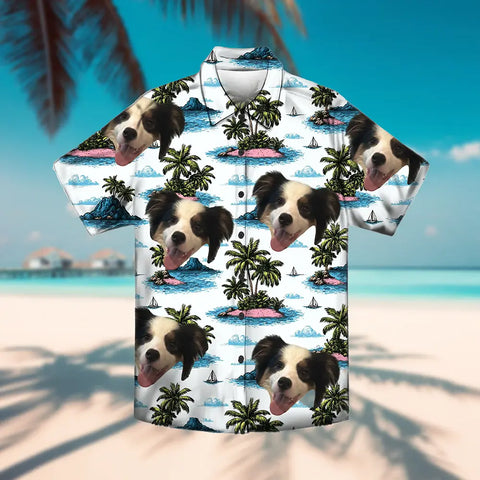 Photo Pet Print Hawaiian Shirt – Personalized Unisex Vacation Shirt