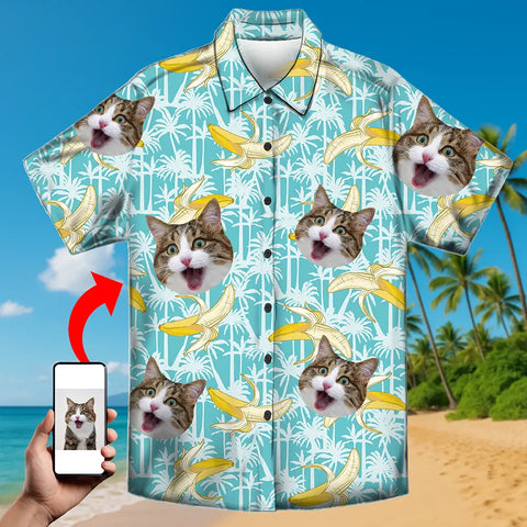 Your Face on a Hawaiian Shirt – Funny Custom Summer Gift