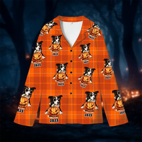 Halloween Pet Pajamas – Personalized  Sleepwear with Dog or Cat Photo & Name