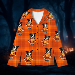 Halloween Pet Pajamas – Personalized  Sleepwear with Dog or Cat Photo & Name