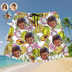 Tu foto, ambiente tropical: los shorts de playa personalizados definitivos 