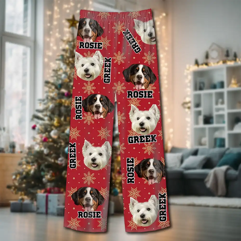 Custom Christmas Pajamas for Families & Pets – Matching Holiday Sleepwear Set