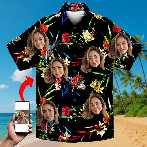 Camisa hawaiana con foto personalizada: atrevida, divertida y tropical 
