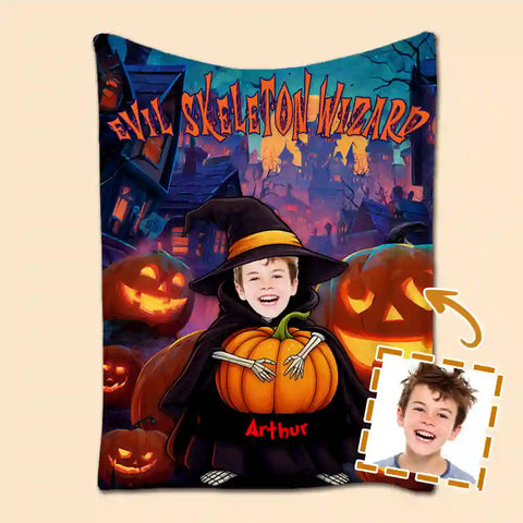 Personalized Kids Photo Blanket – Add Your Child’s Portrait