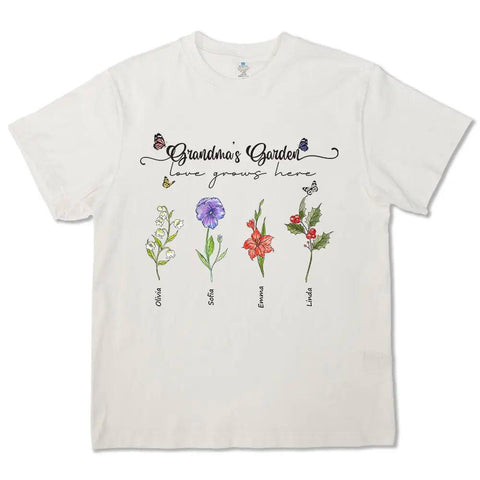 Sudadera "El Jardín de la Abuela", Sudadera Personalizada para la Abuela, Regalo para la Abuela, Regalo Personalizado 