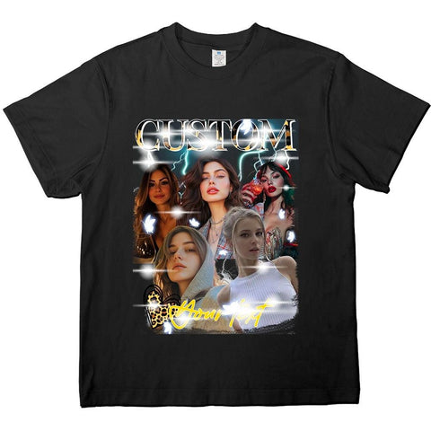 Camiseta de rap pirata vintage personalizada de los 90 - Camiseta retro de hip-hop personalizada - Regalo único para amigos y familiares