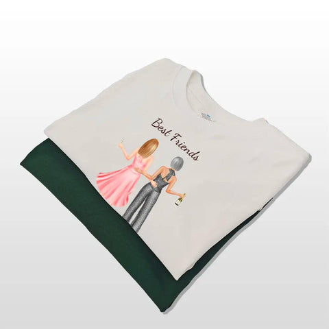 T-shirt, sweat à capuche ou sweat-shirt unisexe surdimensionné personnalisé - Cadeau pour amis, famille, camarade de classe