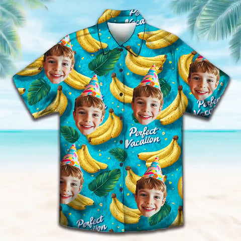 Camisa hawaiana personalizada con tus caras: un estilo veraniego único y divertido 