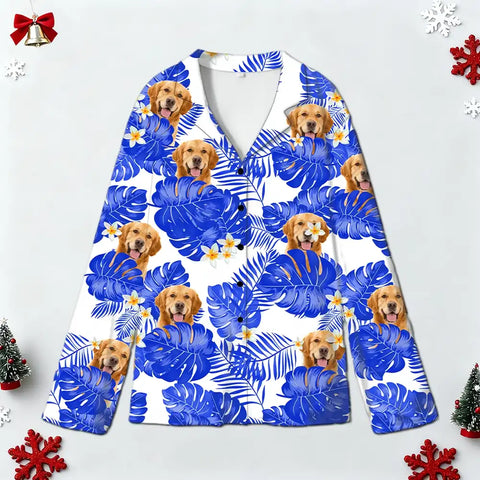 Custom Photo Dog and Cat Pajamas – Christmas Pet Sleepwear